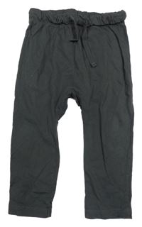 Antracitové lehké tepláky H&M
