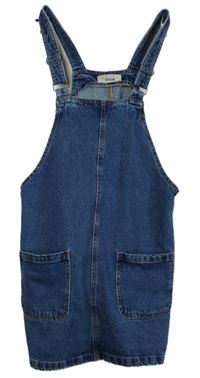 Dámské modré riflové laclové šaty New Look 