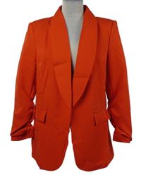 Dámsky červený sakový cardigán