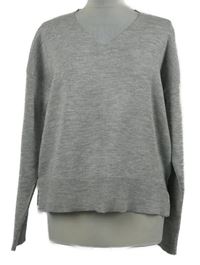 Dámský šedý třpytivý svetr George 