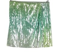 Dámska svetlozelená flitrová minisukňa PrettyLittle Thing