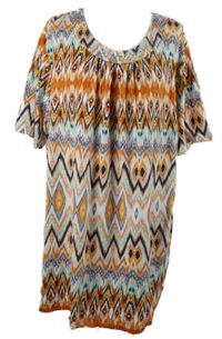 Dámká farebná vzorovaná tunika s kamienkami Helena Vera