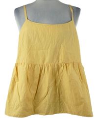 Dámský narcisový top se zavazováním na zádech Primark 