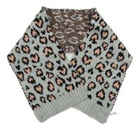 Světlešedá vzorovaná šála TU