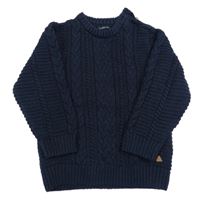 Tmavomodrý sveter Next