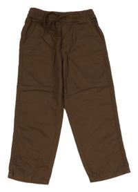 Hnedé teplákové rifle H&M