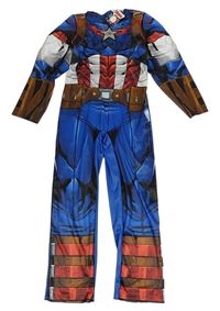 Kostým - Modro-barevná kombinéza - Kapitán America Marvel