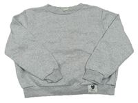 Sivá mikina s nášivkouH&M