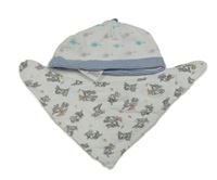 2set - Bílý slinták s Thumperem + čepice s vrtulníky