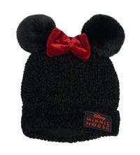 Černá žinylková čepice - Minnie George