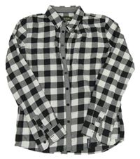 Černo-bílá kostkovaná košile Chapter young vel.176