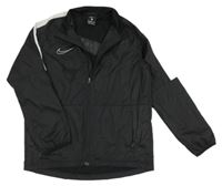 Černá šusťáková sportovní funkční bunda s logem Nike