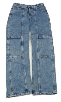 Modré straight rifle H&M