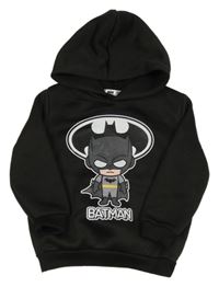 Čierna mikina s Batmanem a kapucňou