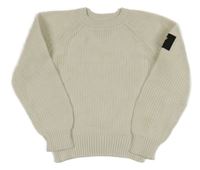 Smotanový rebrovaný sveter Lyle&Scott