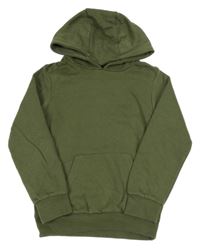 Khaki mikina s potlačou a kapucňou Matalan