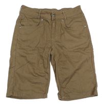 Hnedé rifľové kraťasy