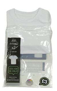 2x - Bílé tričko F&F