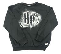 Tmavosivá mikina s logem Harry Potter zn. H&M