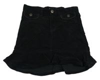 Čierna menšestrová sukňa H&M