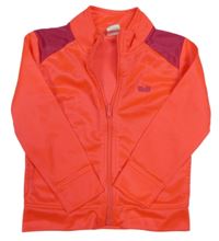 Neonově růžová propínací sportovní mikina Doone