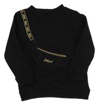 Čierna mikina s našitou ledvinkou George