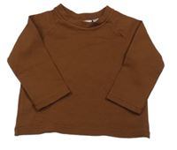 Hnědé vzorované triko H&M