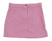 Svetloružová menšestrová sukňa H&M