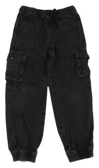 Černé cargo cuff rifle Primark