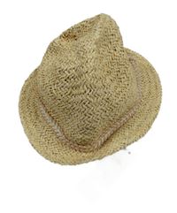 Nové - Béžovo-zlatý slaměný klobouk Next