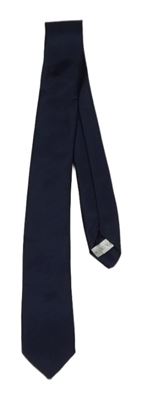 Tmavomodrá saténová společenská kravata