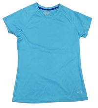 Azurové športové tričko so srdiečkami Matalan