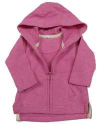 Ružová prepínaci mikina s kapucňou