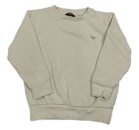 Smotanová oversize mikina s dinosaurom Next