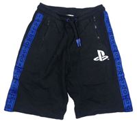 Černé teplákové kraťasy s logem PlayStation H&M