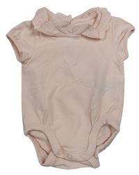 Ružové body s golierikom s madeirou H&M