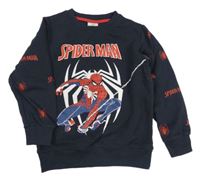 Tmavomodrá mikina so Spidermanem