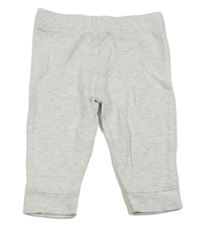 Světlešedé melírované lehké tepláky