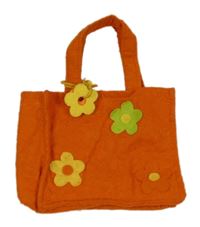 Cihlová kabelka s květinami