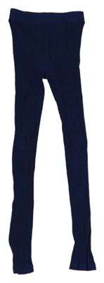 Tmavomodré žebrované legíny Matalan