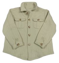 Svetlobéžová rebrovaná tepláková košeľa George