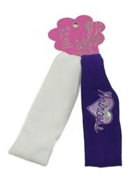 Nové - 2x čelenka - fialová + bílá 