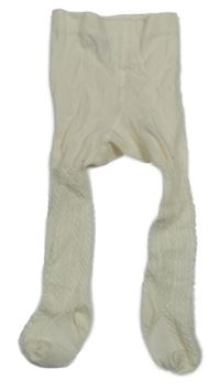 Smotanové vzorované pančuchy H&M