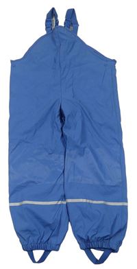 Modré nepromokavé zateplené na traké nohavice Lupilu