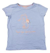 Svetlomodré tričko s mořským koníkem M&S