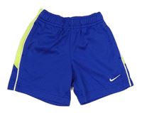 Tmavomodré športové kraťasy s logom Nike