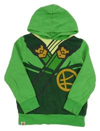 Zelená mikina s kapucí - Lego Ninjago
