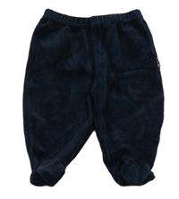 Tmavomodré sametové polodupky C&A