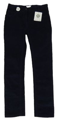 Nové - Tmavomodré elastické manšestráky Topolino