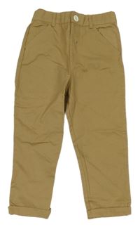 Béžové plátenné nohavice BHS